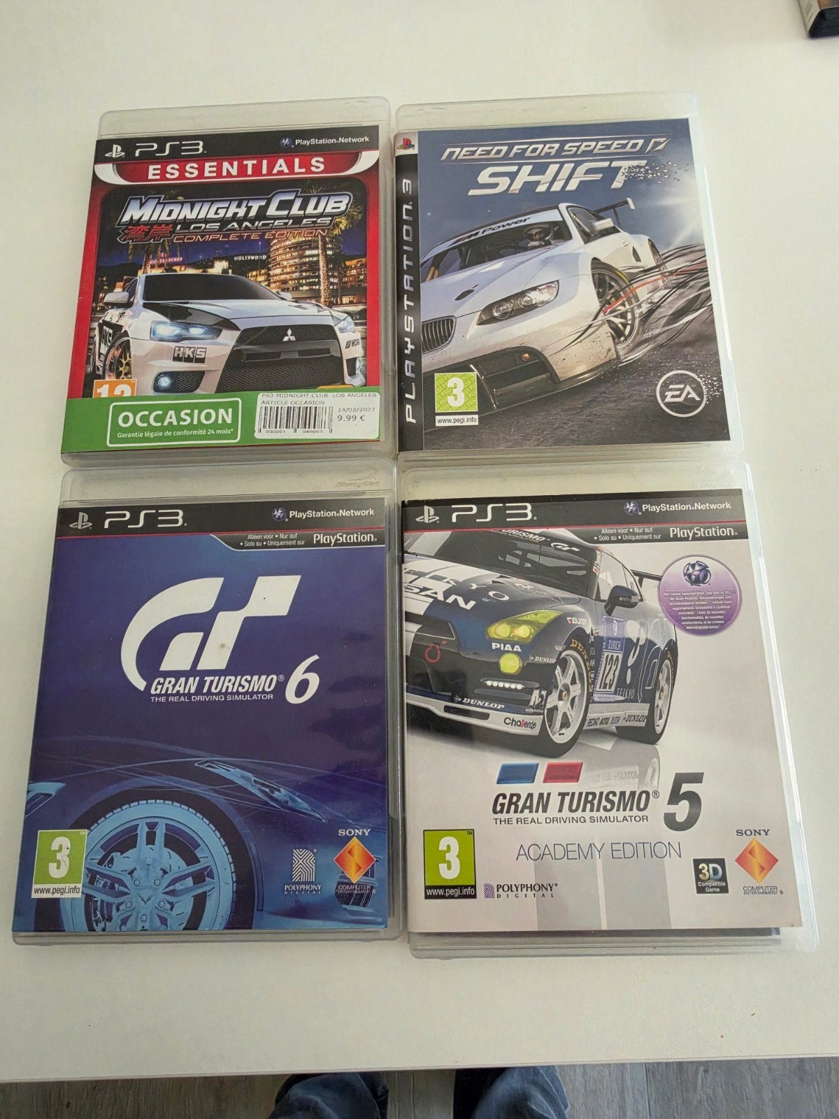 lot de jeux de course Playstation 3 Gran Turismo Need for Sp, Consoles de jeu & Jeux vidéo, Enlèvement ou Envoi