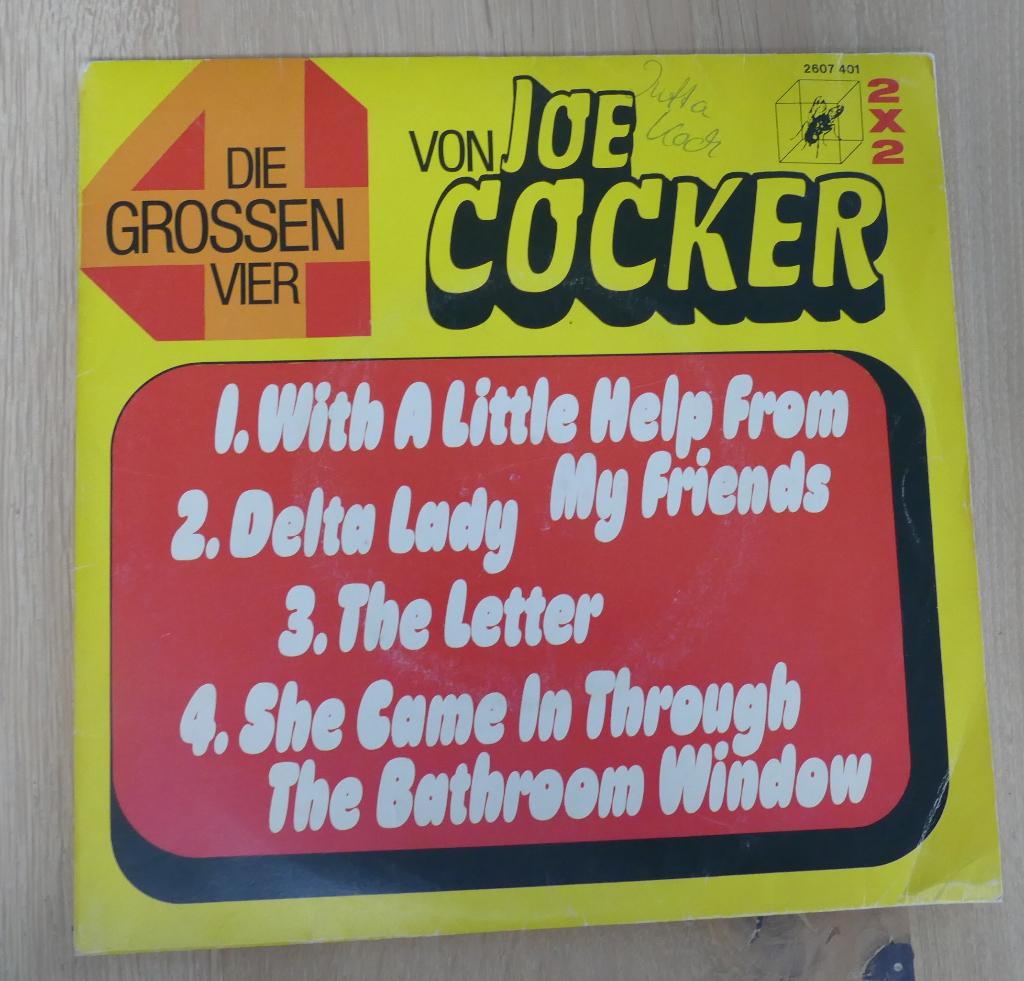 2X 7"  Joe Cocker ‎– Die Grossen Vier, Enlèvement ou Envoi, Single, 1970 - 1979, Utilisé