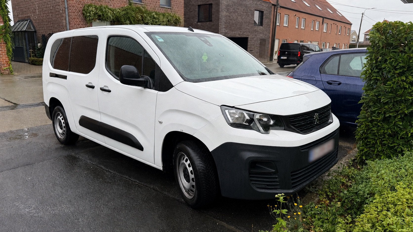 Peugeot partner 2021 3zit  btw wagen, 75 kW, Wit, Handgeschakeld, 5 deurs