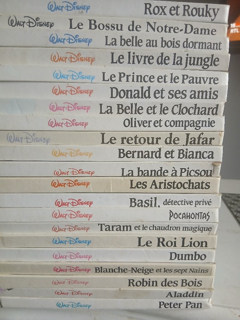 Livres Walt Disney, Enlèvement, Utilisé