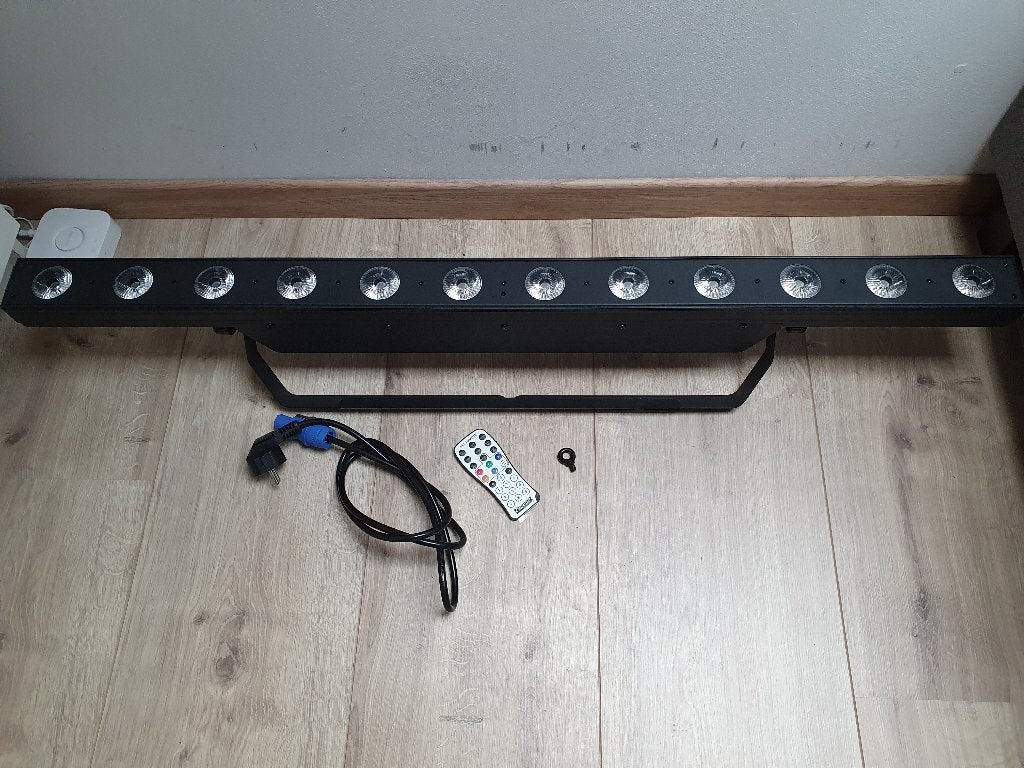 BeamZ LCB155 LED Bar 12x12W, Ophalen of Verzenden, Gebruikt, Licht, Geluidgestuurd