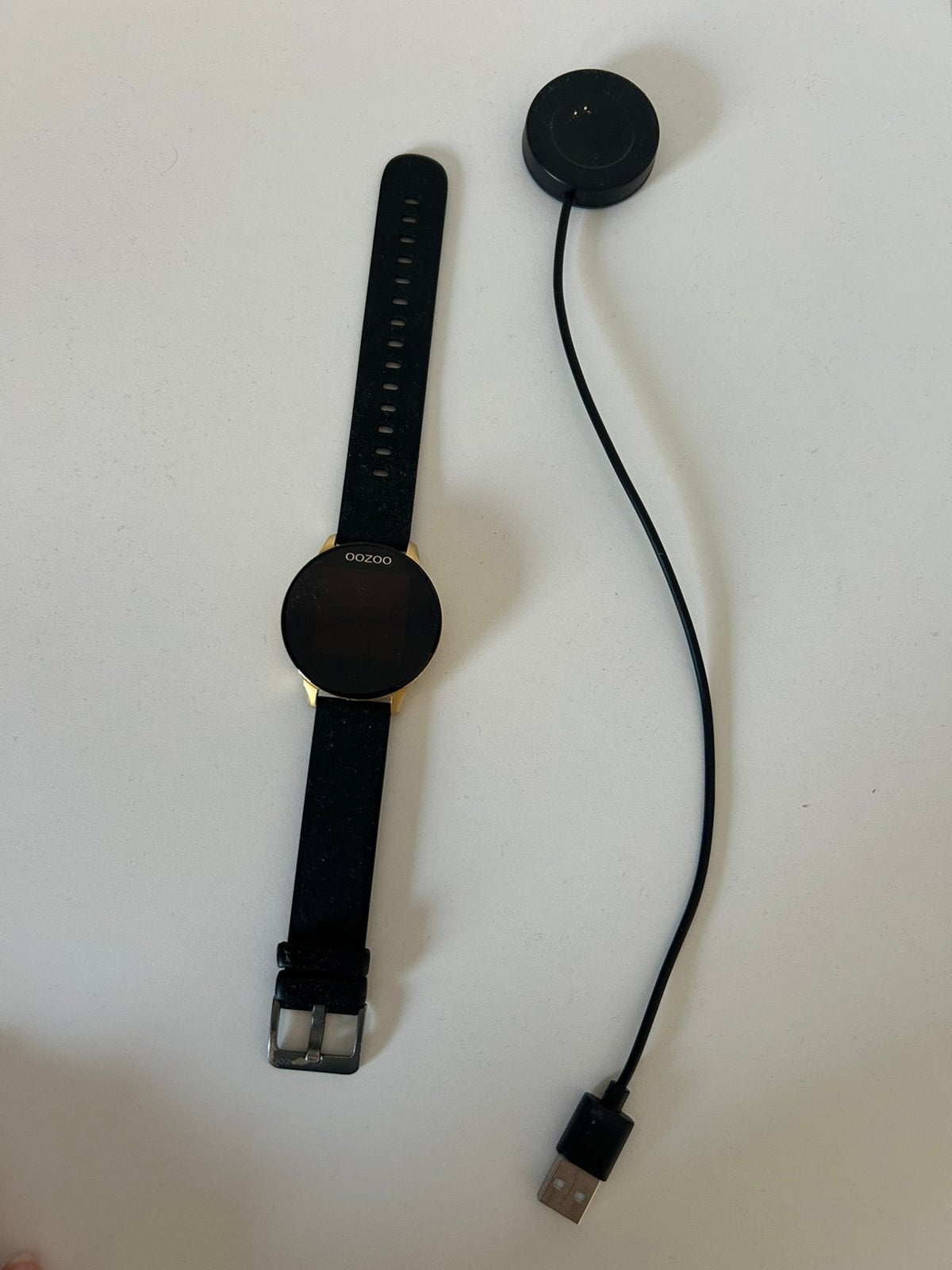 Smartwatch oozoo, Ophalen, Zo goed als nieuw, Zwart