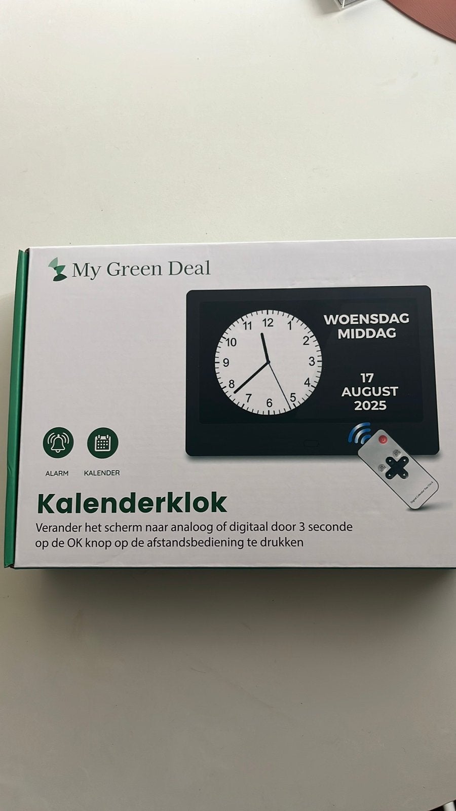 Digitale kalenderklok, Ophalen, Nieuw, Staande klok, Analoog en Digitaal