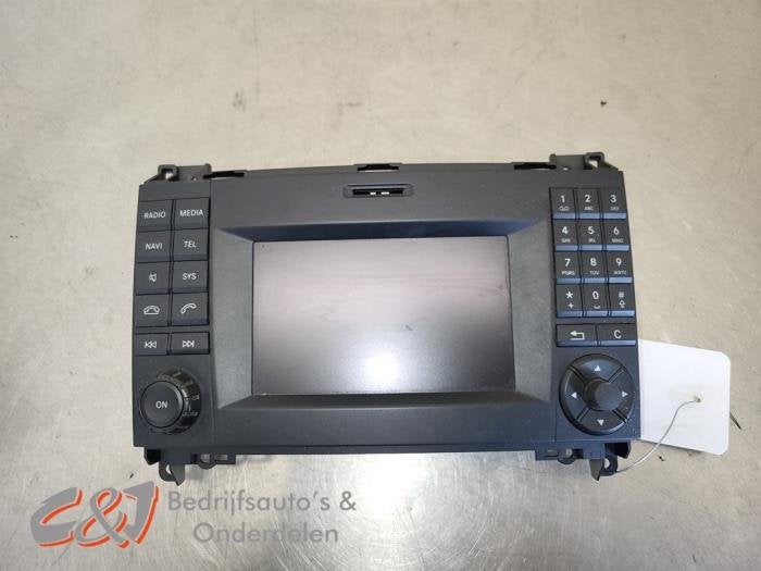 Display Multi Media regelunit van een Mercedes Vito, Auto-onderdelen, Gebruikt, -, Ophalen of Verzenden, -
