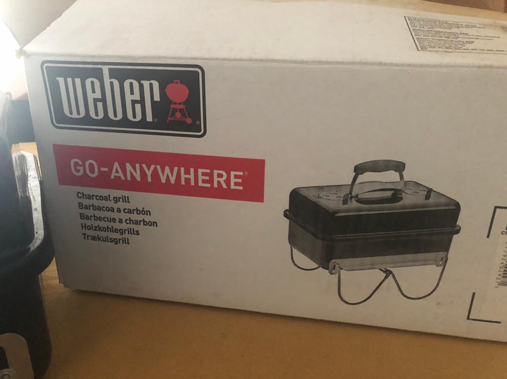 Weber barbecue tafelmodel zwart, Ophalen, Zo goed als nieuw