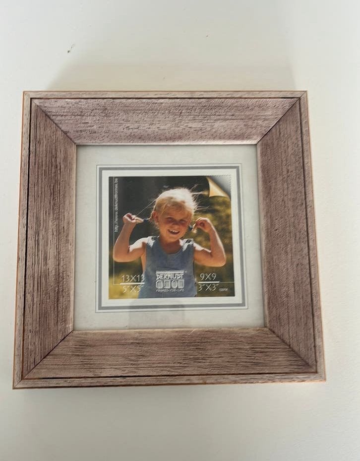 Cadre photo 13x13 ou 9x9, 17 cm, Enlèvement ou Envoi, Comme neuf, Avec bordure décorative