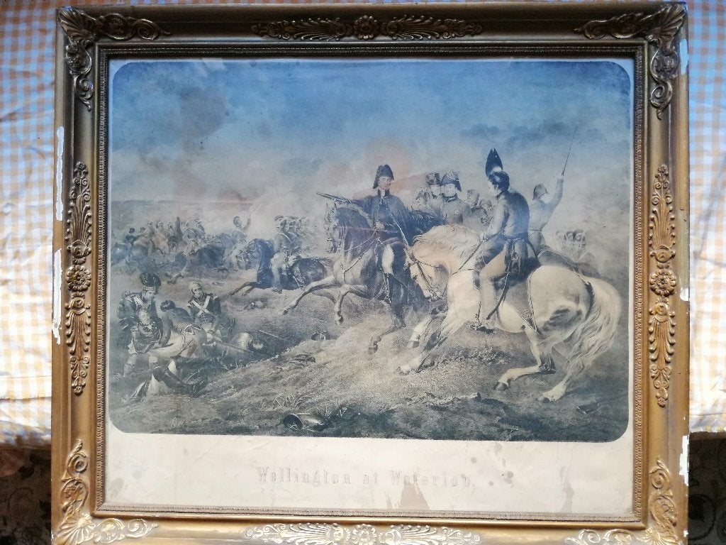 Wellington at Waterloo Wek van Abraham Cooper Jaar 1837, Verzamelen, Ophalen, Landmacht, Kunstobject
