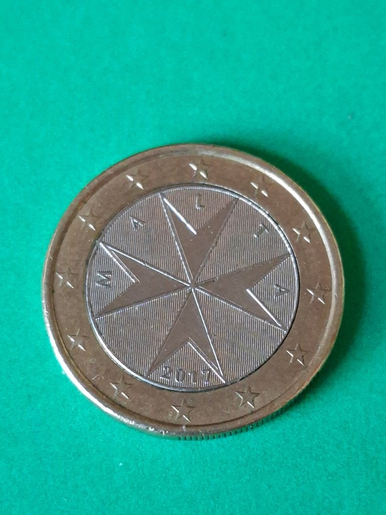 2017 Malte 1 euro, rare, Envoi, Malte, 1 euro, Monnaie en vrac