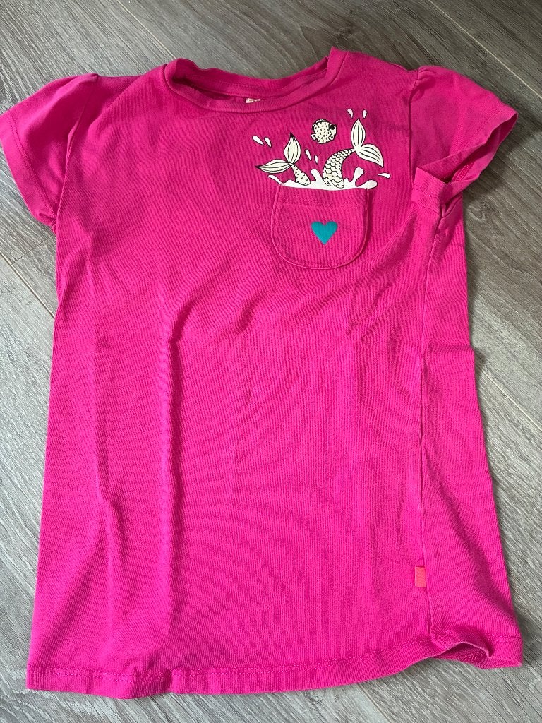 T-shirt Someone zeemeermin - maat 122, Gebruikt, Meisje, Awesome by Someone, Ophalen of Verzenden