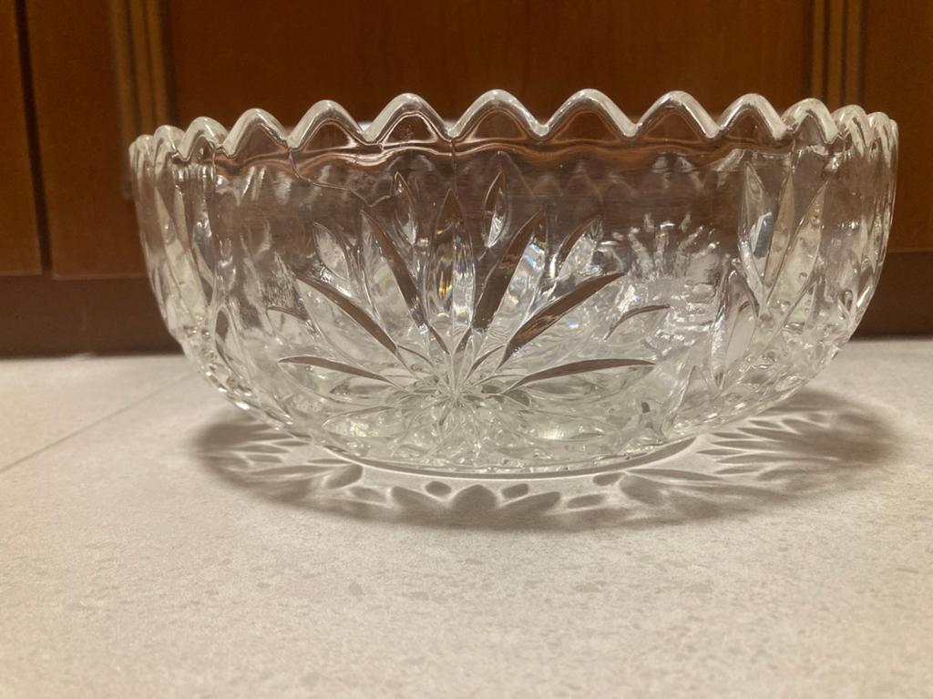 Vintage schaal met stervormig patroon, Antiek en Kunst, Ophalen