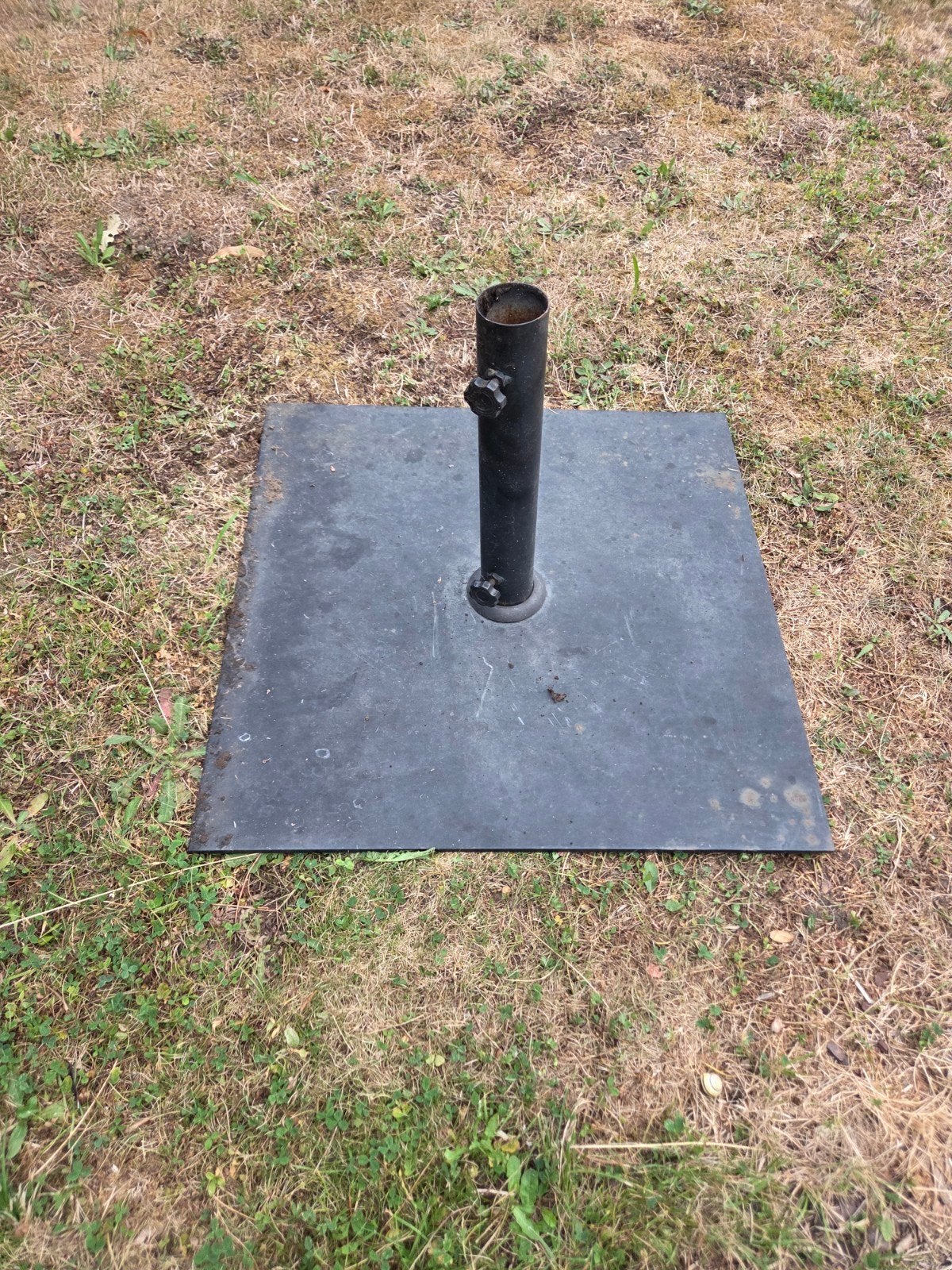 Zwart metalen parasolvoet, Ophalen, Parasolvoet