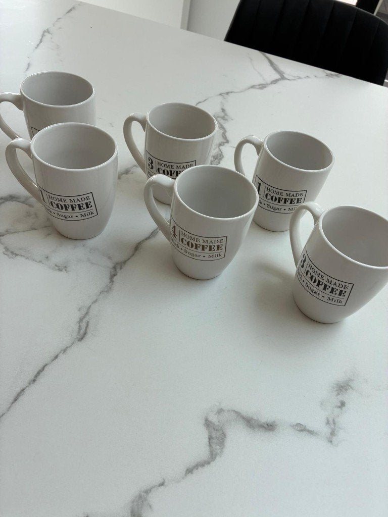 Lot de 6 tasses, Maison & Meubles, Enlèvement, Neuf, Tasse(s) et/ou soucoupe(s)