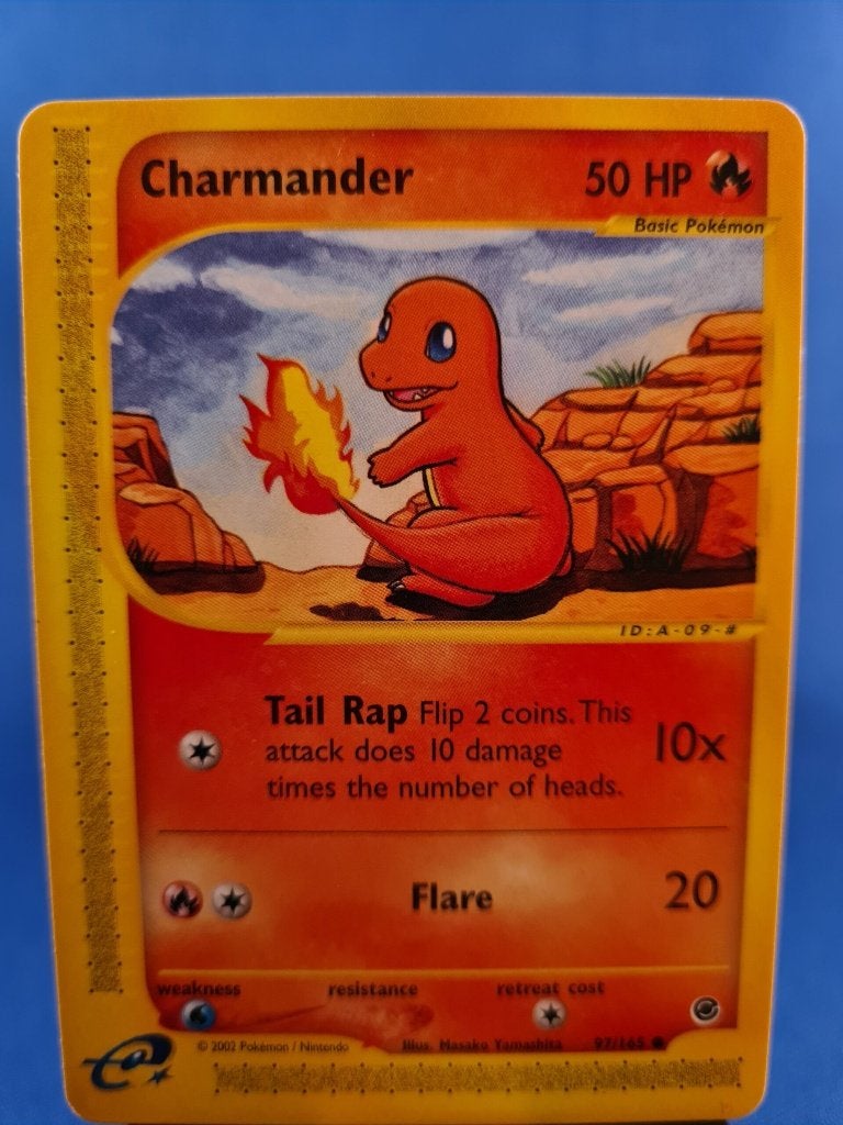 Charmander 97/165 - Expedition Base Set, Verzenden, Gebruikt