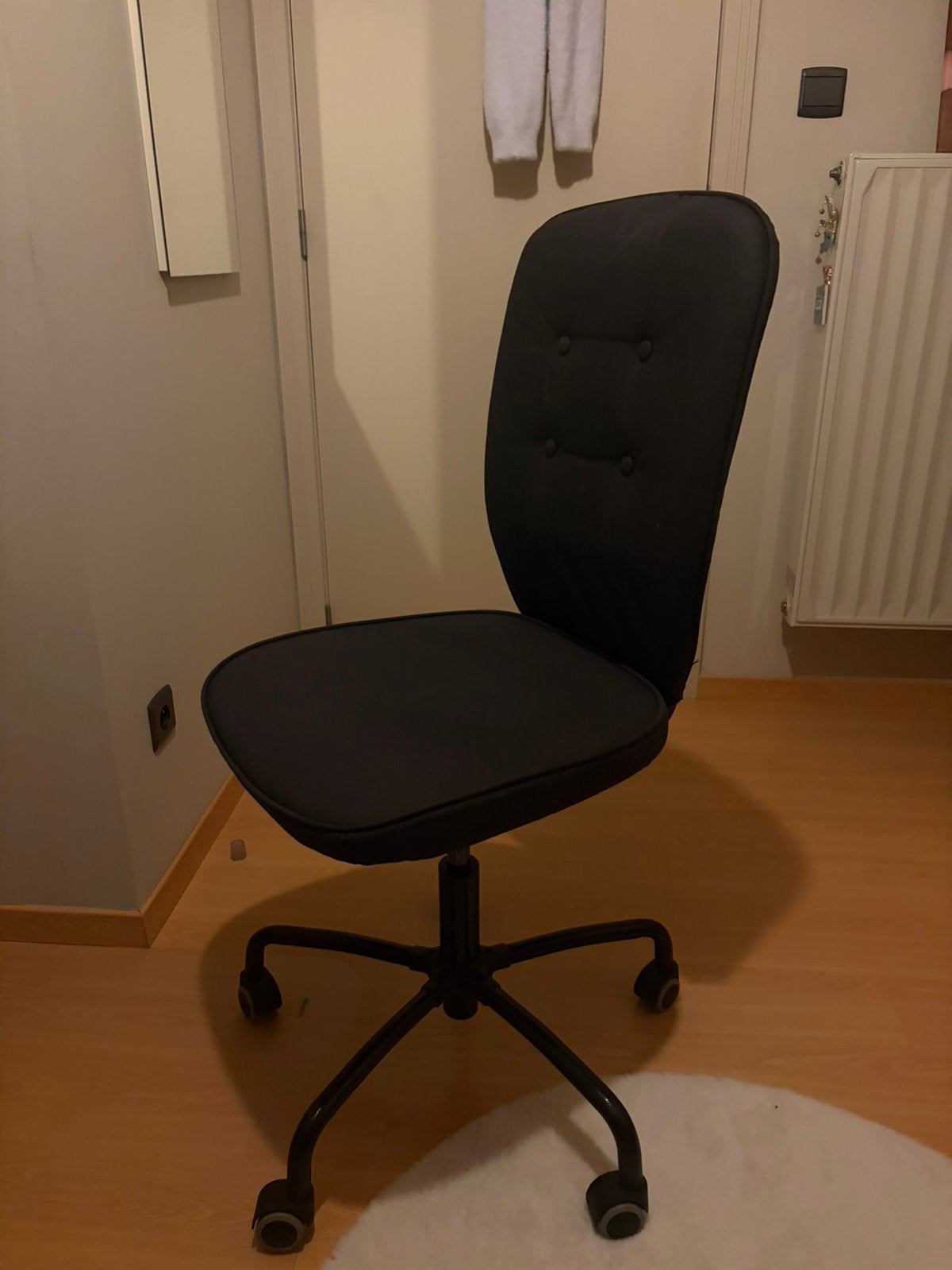 Donkergrijze bureaustoel, Maison & Meubles, Chaises de bureau, Enlèvement, Utilisé, Chaise de bureau, Ergonomique