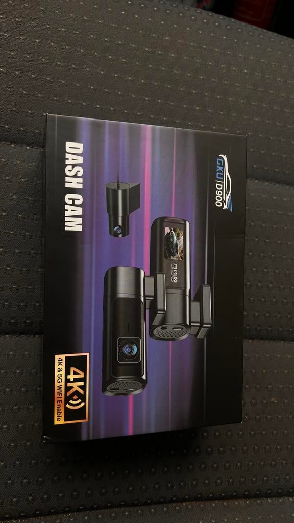 Dashcamera met 2 camera's aan de voor- en achterkant 4k, Ophalen of Verzenden, Nieuw