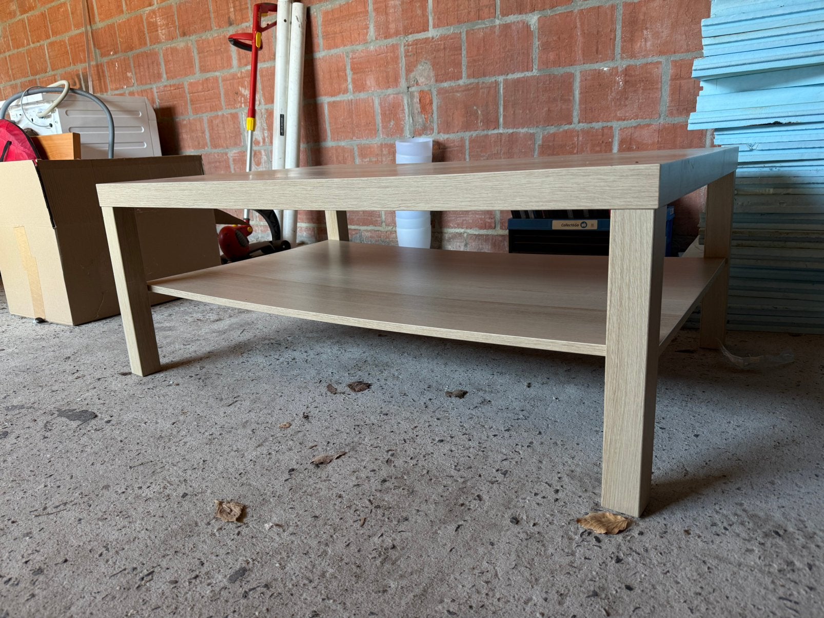 Ikea Lack salontafel, wit gelazuurd eikeneffect,  118x78cm, Enlèvement, Comme neuf