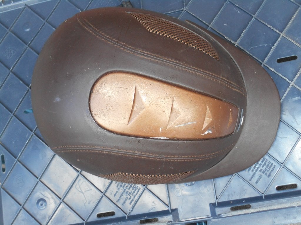 Motor of scooter helmen ;  paarden helm 2 stuks, Ophalen, Gebruikt, Medium