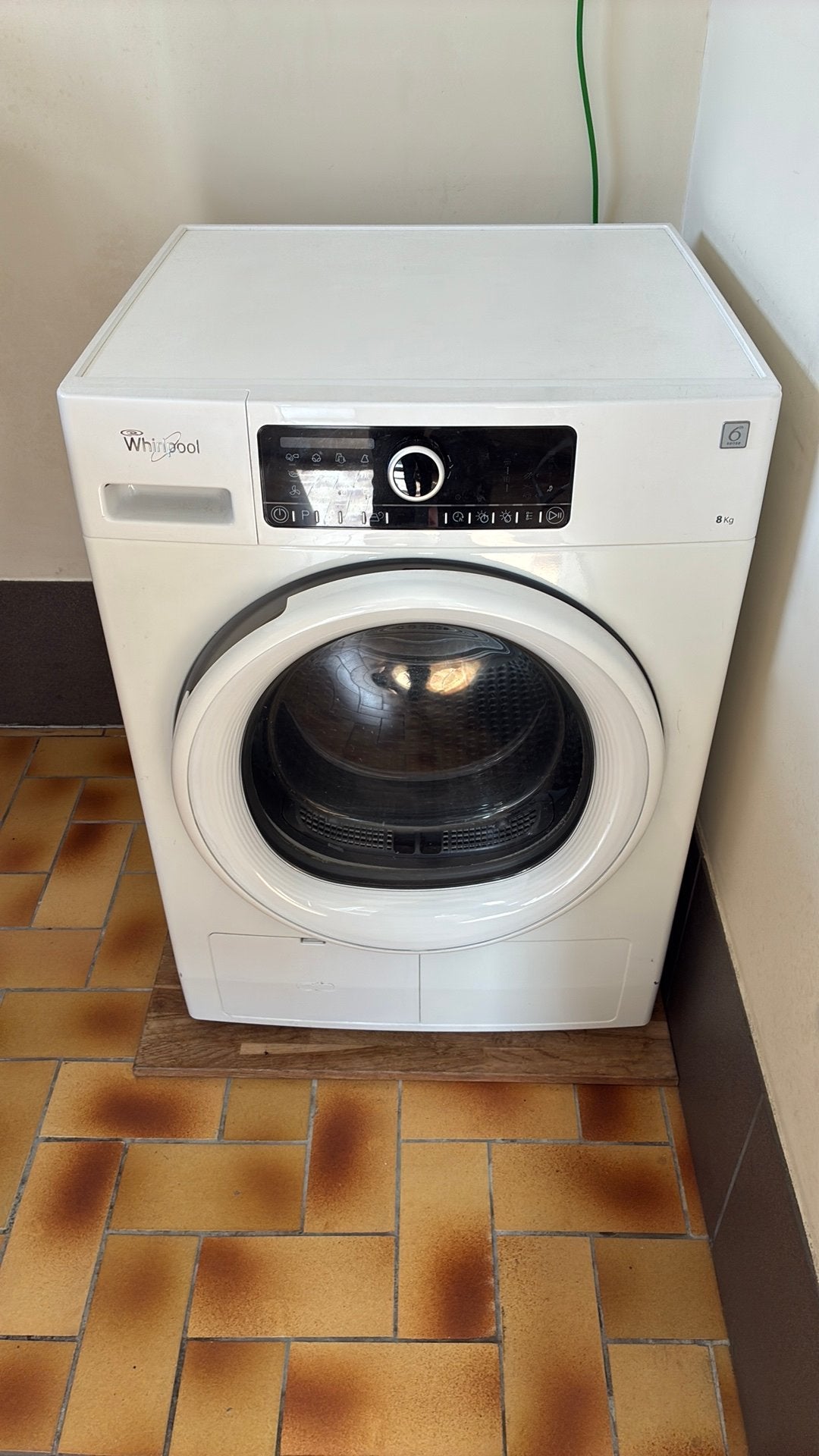 Droogkast whirlpool, Elektronische apparatuur, Ophalen, Gebruikt