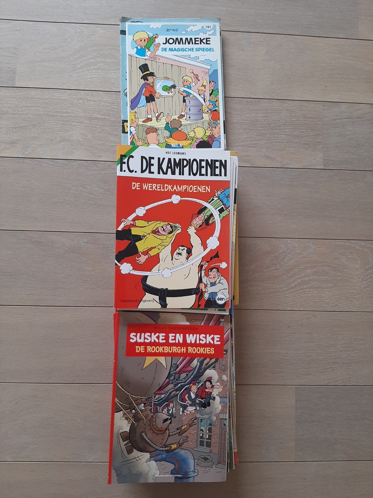 strips te koop, Ophalen