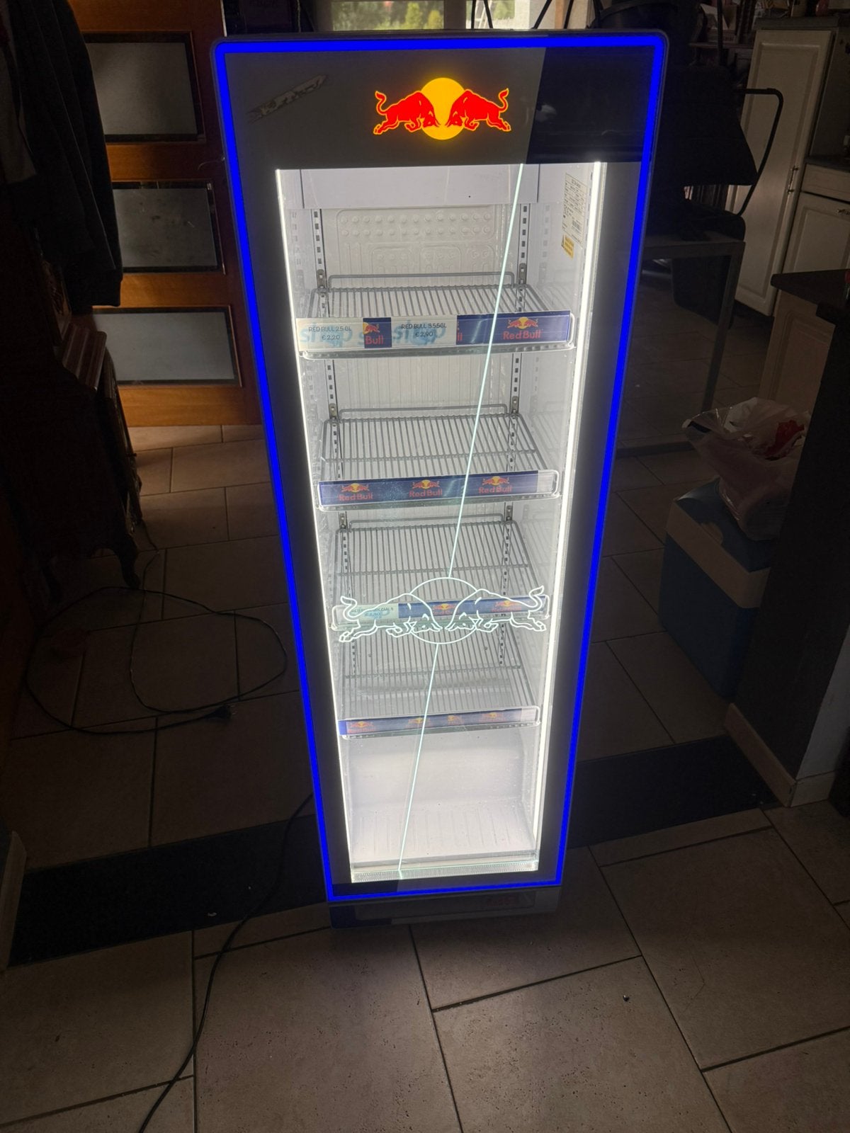Red bull frigo, Ophalen, Zo goed als nieuw