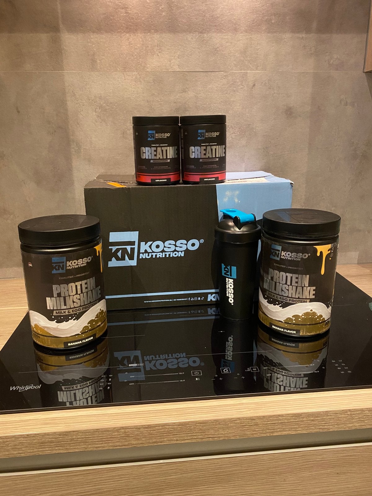 Kosso nutrition creatine & protein, Sport en Fitness, Gezondheidsproducten en Wellness, Ophalen of Verzenden, Nieuw, Poeder of Drank