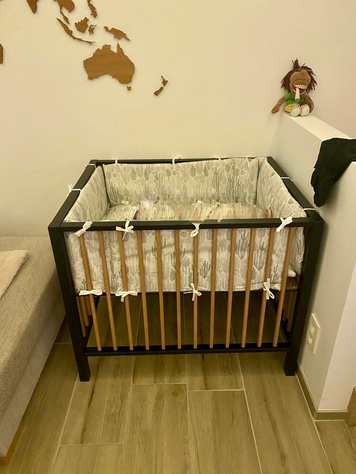 Baby park zwart + matras, Kinderen en Baby's, Babyparken, Ophalen, Zo goed als nieuw