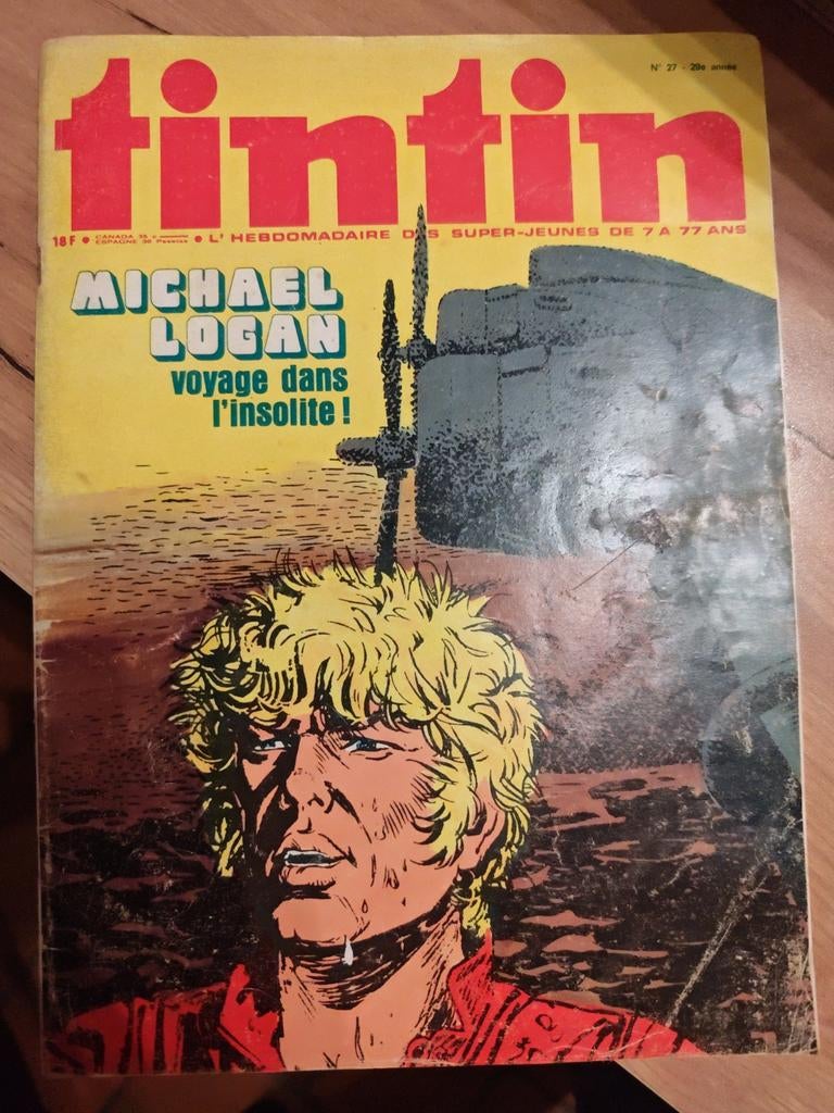 Journal Tintin  n27  29e année (1974)  Michael Logan, Enlèvement