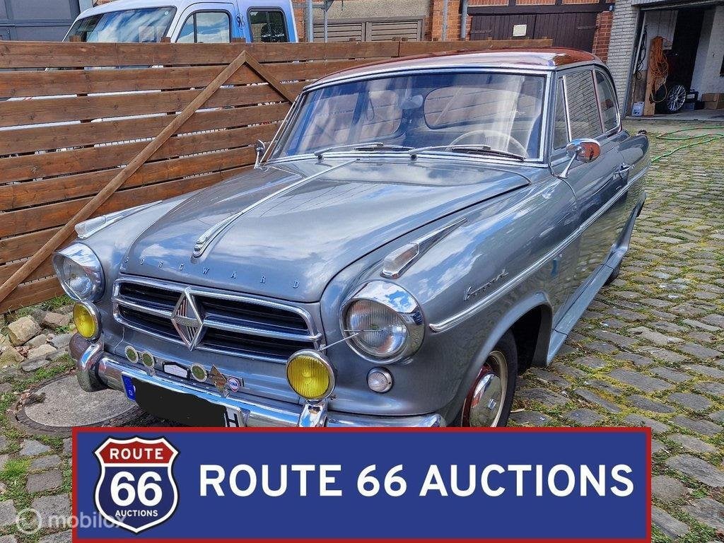 Borgward Isabella TS | 1960 | Route 66 Auctions, Auto's, Oldtimers, Overige merken, Zwart, Bedrijf, Handgeschakeld