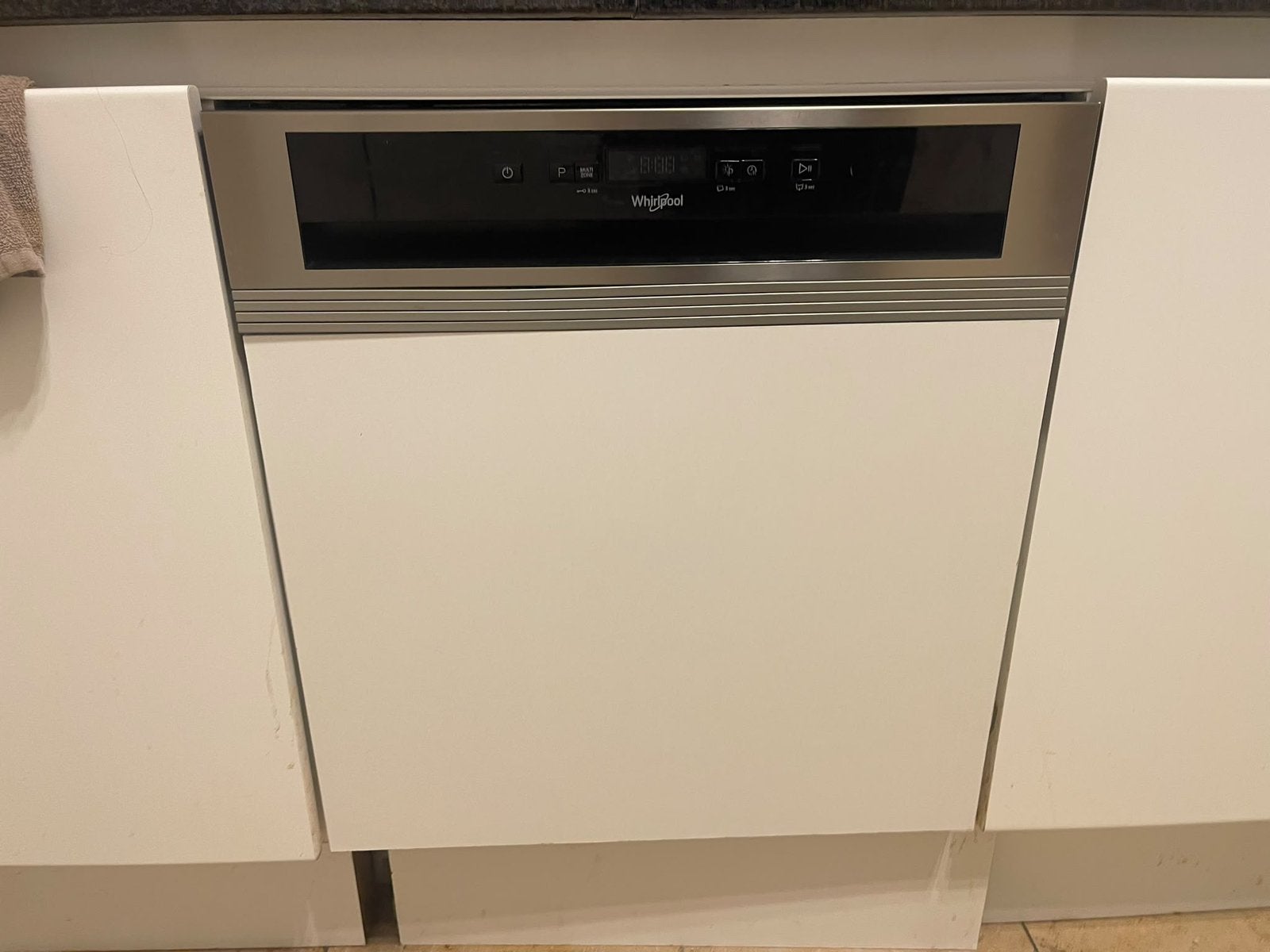 WHIRLPOOL INBOUW VAATWASSER, Ophalen, Inbouw