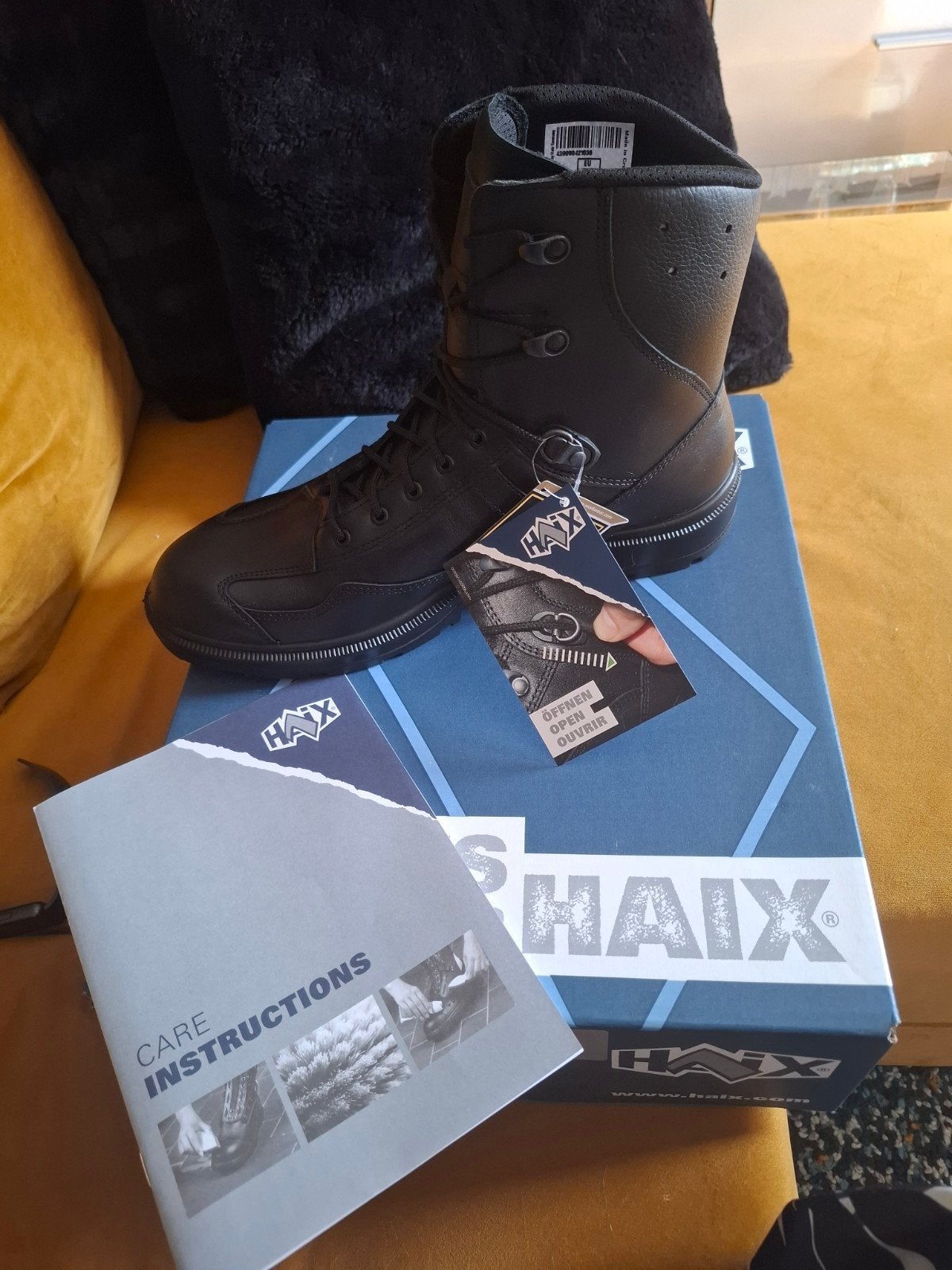 HAIX laarzen met hoge schacht maat 42, HAIX, Zwart, Nieuw, Ophalen of Verzenden