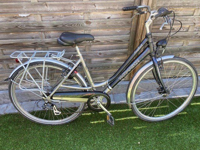 Damesfiets Thompson 28 inch, Velgrem, 47 tot 50 cm, Versnellingen, Zo goed als nieuw