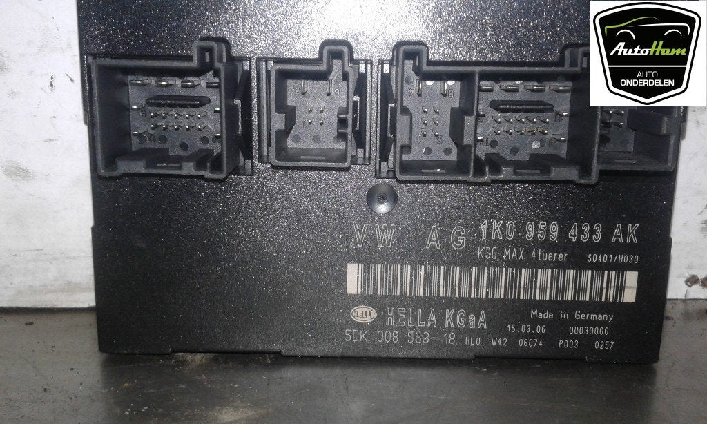 ORDINATEUR GESTION CONFORT Volkswagen Golf V (1K1), Autos : Pièces & Accessoires, Électronique & Câbles, Volkswagen, Utilisé