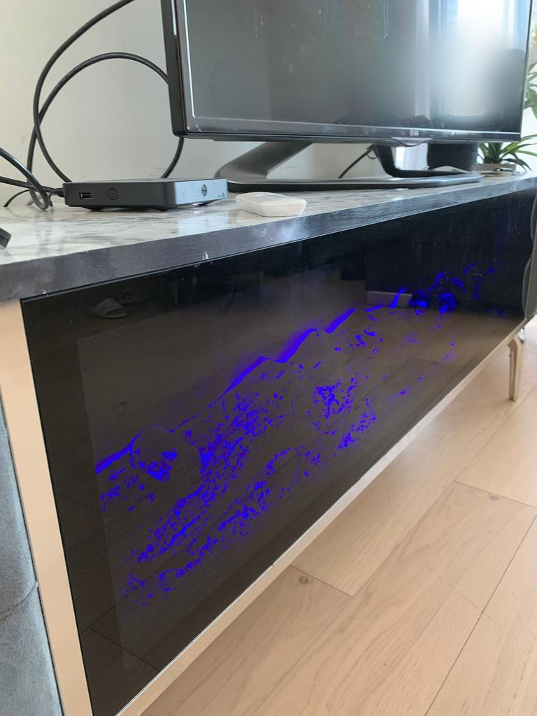 Sfeerhaart tv meubel  160 cm, Huis en Inrichting, Kasten |Televisiemeubels, Ophalen, Zo goed als nieuw