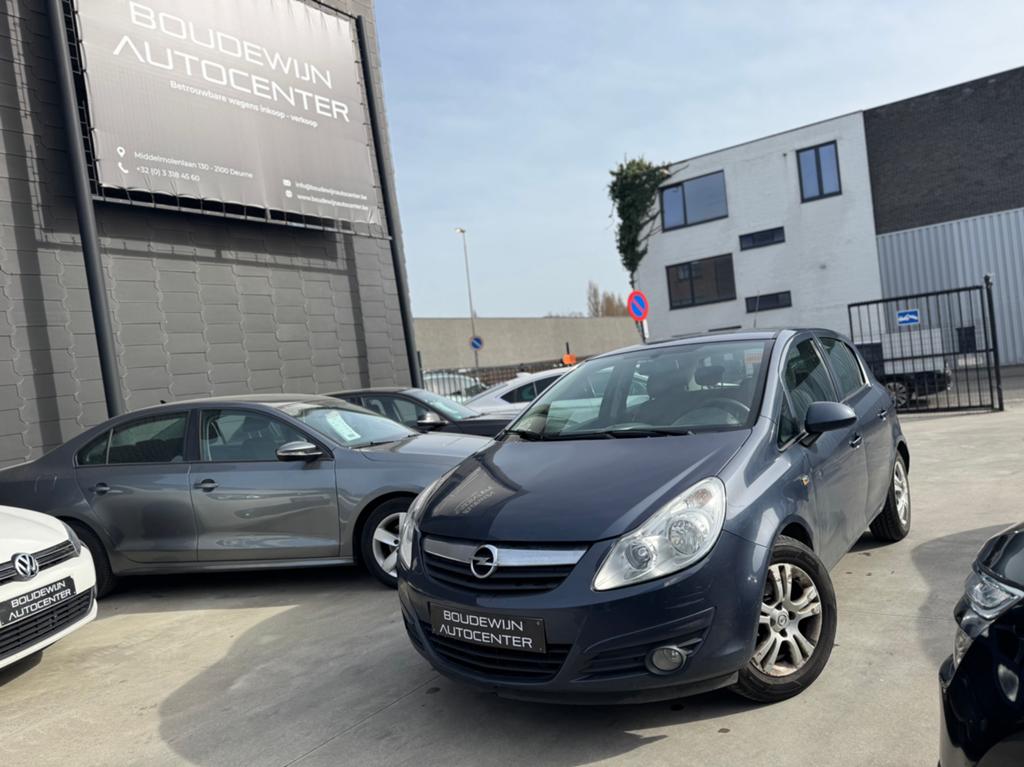 Opel Corsa 1.4Benzine 2009 156.xxxkm/Airco,Stadswagen,.., Voorwielaandrijving, Stof, Zwart, Electronic Stability Program (ESP)