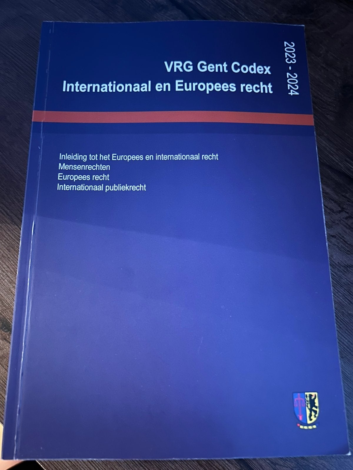 VRG Gent Codex Internationaal en Europees recht, Boeken, Ophalen of Verzenden