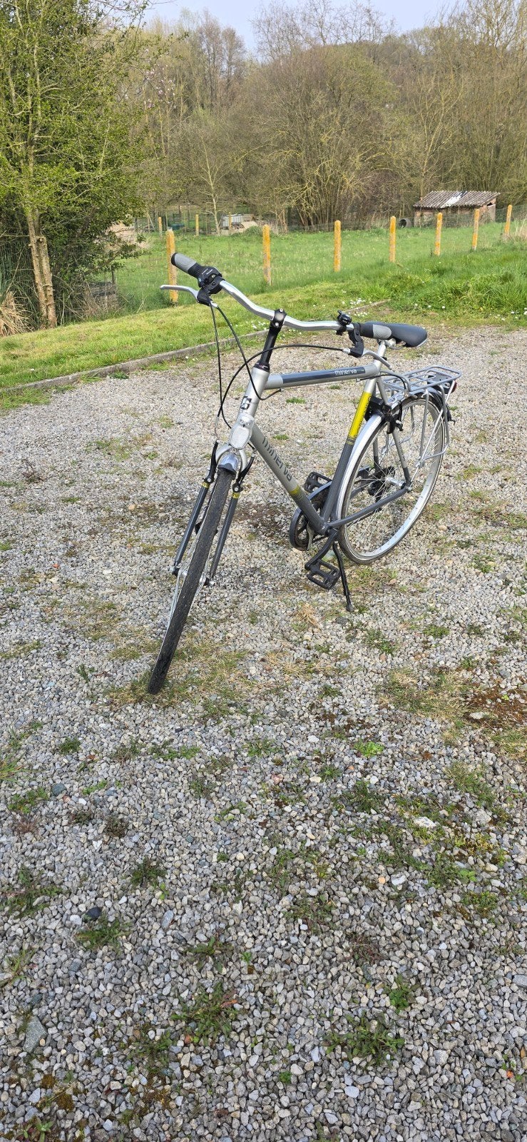 Minerva stadsfiets voor heren, Minder dan 10 versnellingen, Velgrem, Zo goed als nieuw, Ophalen