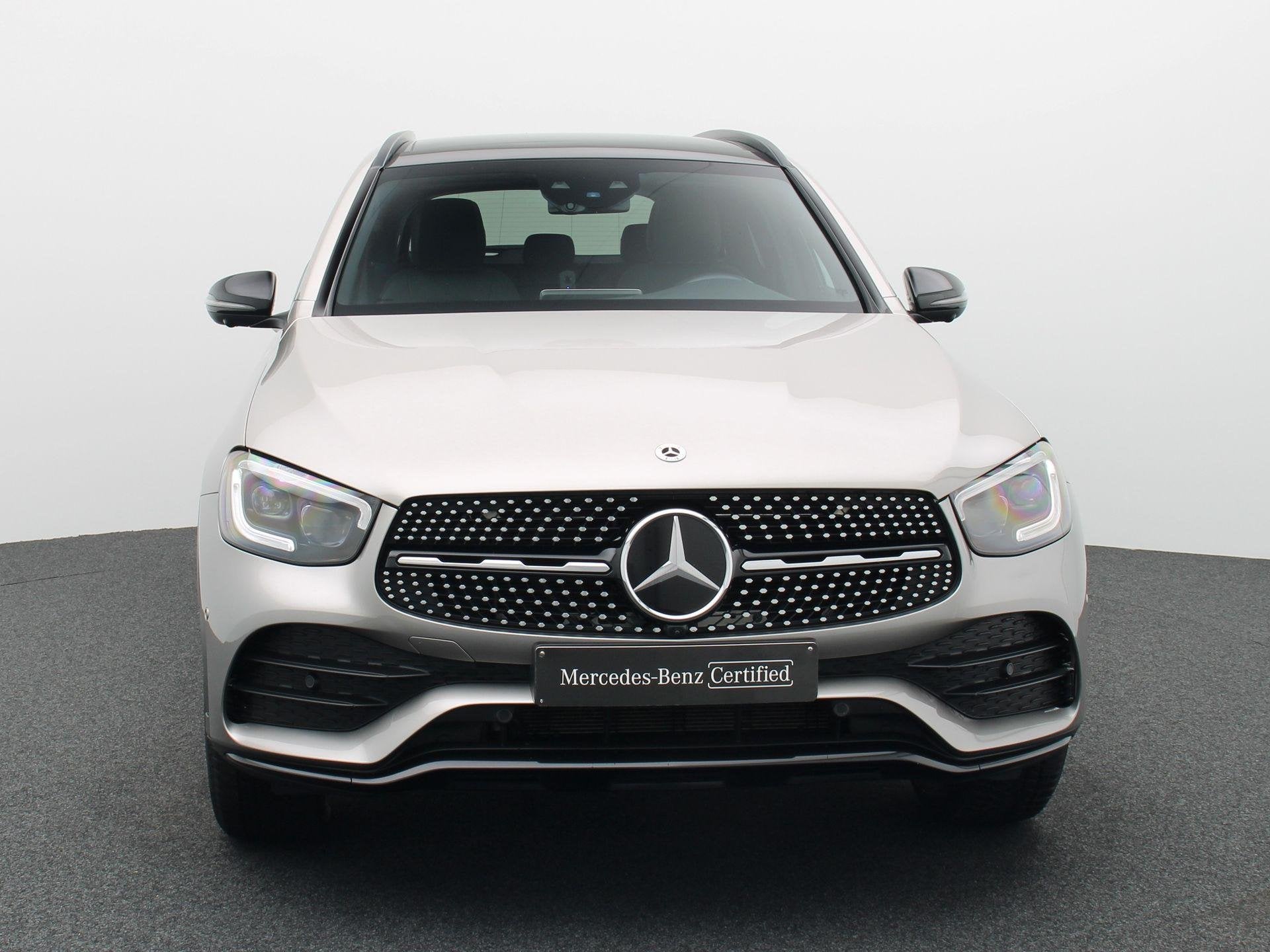 Mercedes-Benz GLC 300 de AMG LINE + PANO DAK + BURMESTER + C, Autos, Argent ou Gris, 143 kW, Euro 6, Entreprise