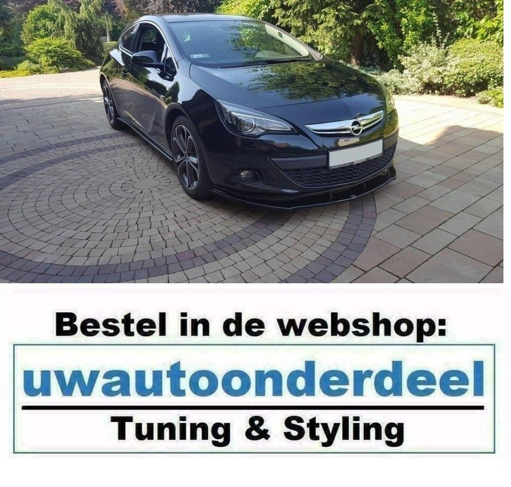 Maxton Design Spoiler Lip Splitter Voor Opel Astra J GTC, Verzenden