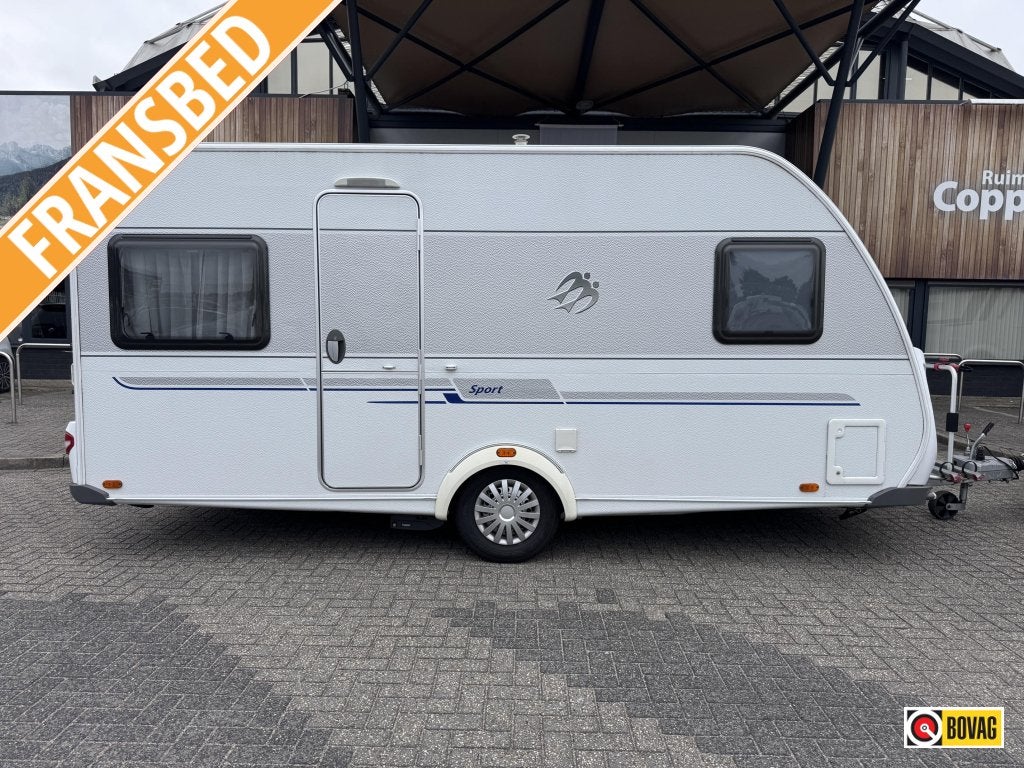 Knaus Sport 450 FU, Jusqu'à 4, Lit dans la longueur, 4 à 5 mètres, Poêle