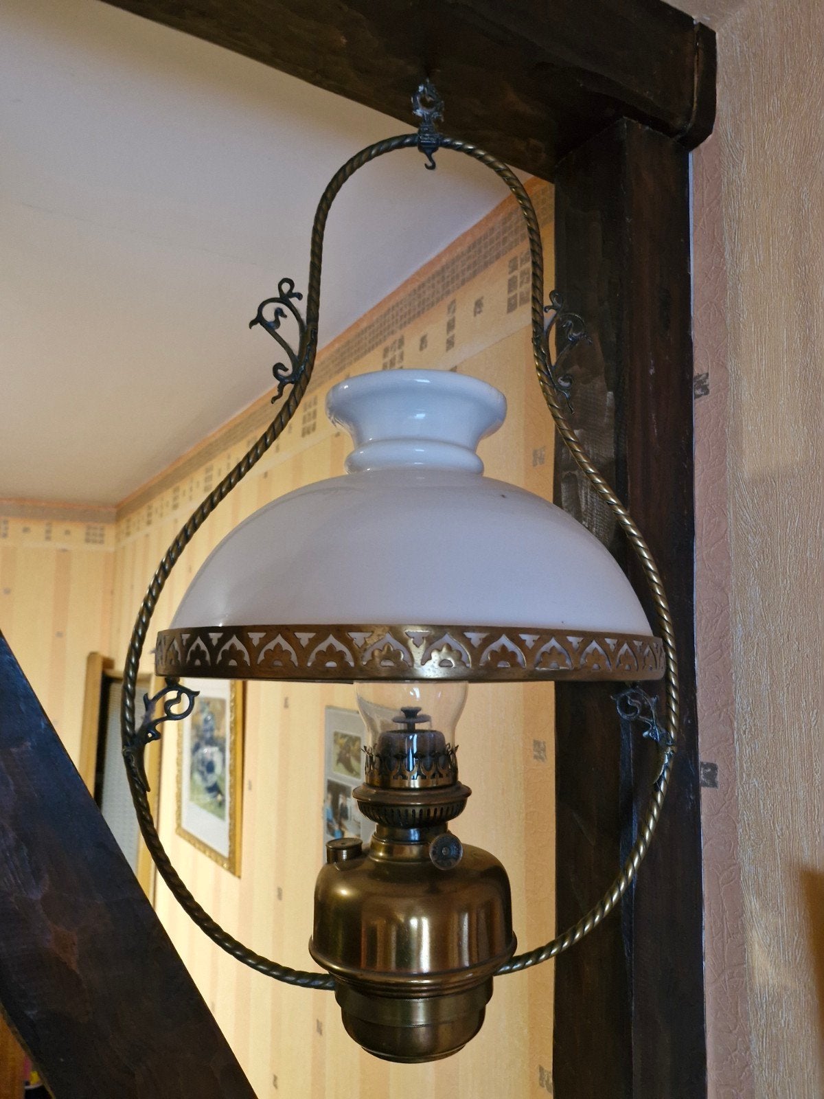 Lampe belge, Ophalen