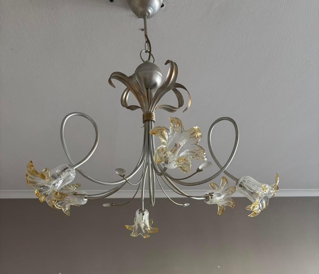 Luster “lelies”, Enlèvement, Comme neuf, Verre