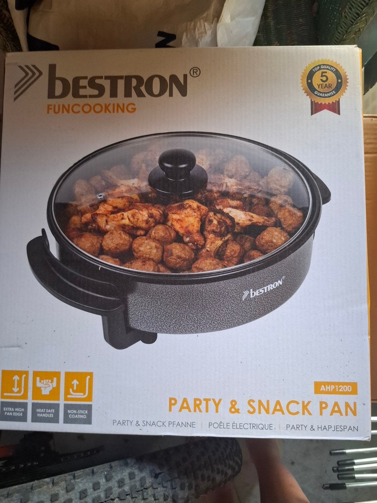 partypan om snacks in te bakken, Elektronische apparatuur, Gourmetstellen, Ophalen