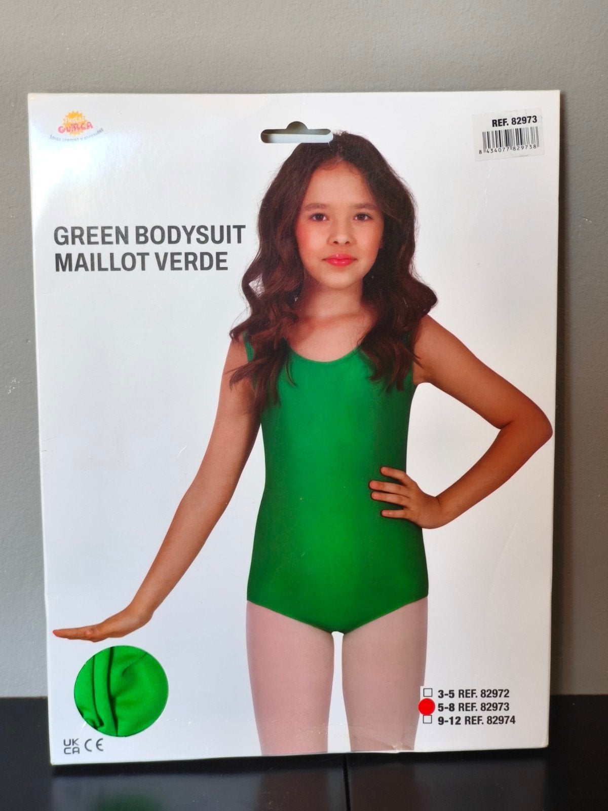 Justaucorps vert pour enfants, Sports & Fitness, Gymnastique, Neuf, Enlèvement ou Envoi, Vert, Maillot de gymnastique