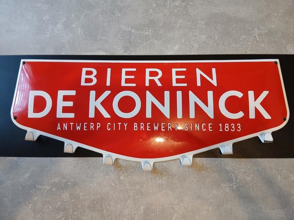 Kapatok en émail audacieux : De koninck. antwerp, Collections, Marques & Objets publicitaires, Enlèvement ou Envoi