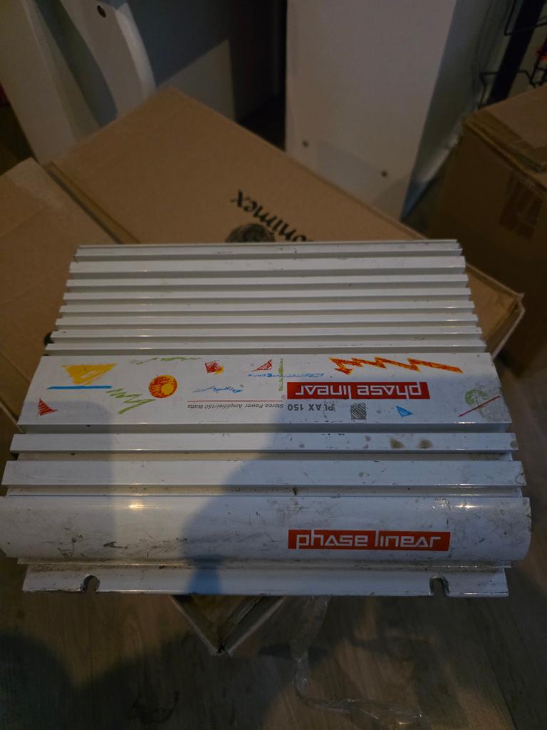 Phase linear zware versterker, Ophalen, Gebruikt