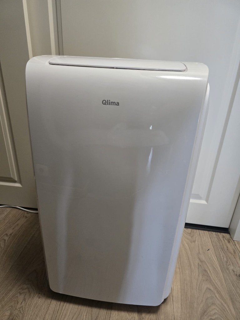 Airco Qlima P534, Electroménager, Climatiseurs, Comme neuf, Climatiseur mobile, 3 vitesses ou plus, Télécommande, Classe énergétique A ou plus économe