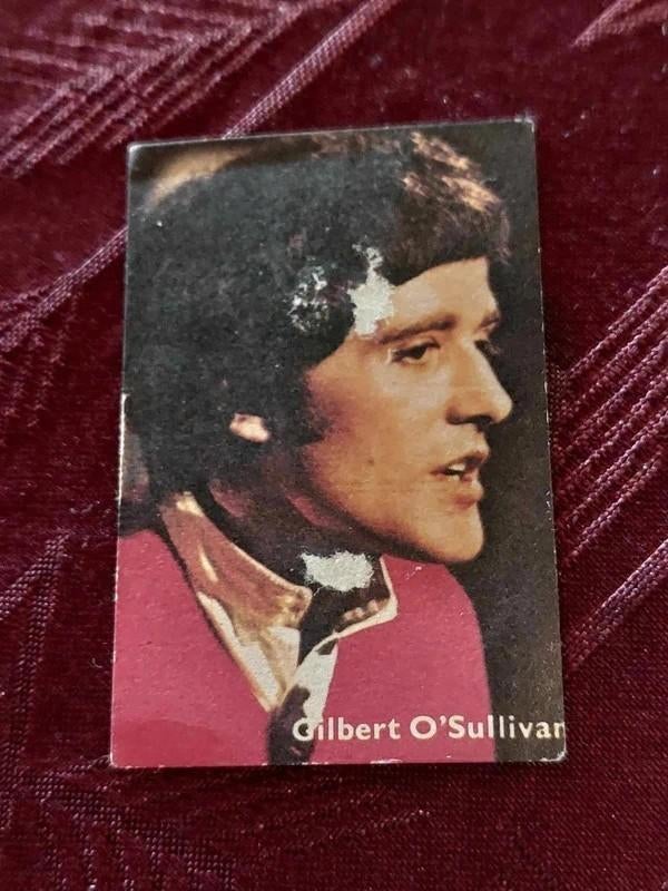Prentje/Chromo : Gilbert O'Sullivan / Victoria, Verzamelen, Ophalen of Verzenden, Gebruikt, Overige typen