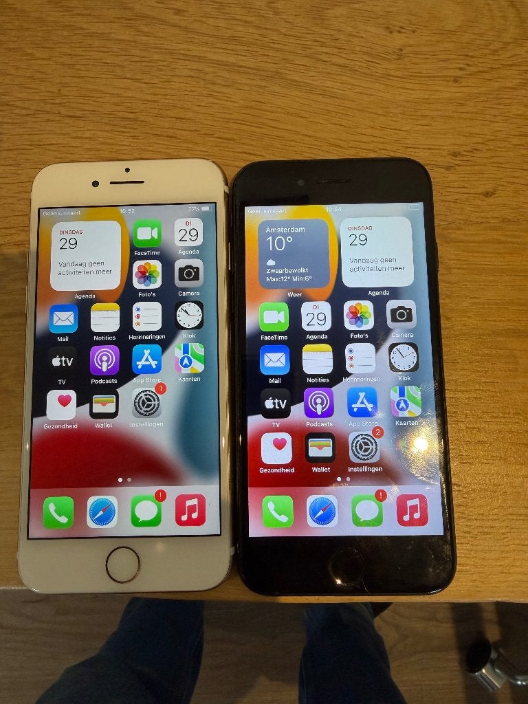 2x iphone 7 128 GB en 32 GB met problemen, Enlèvement