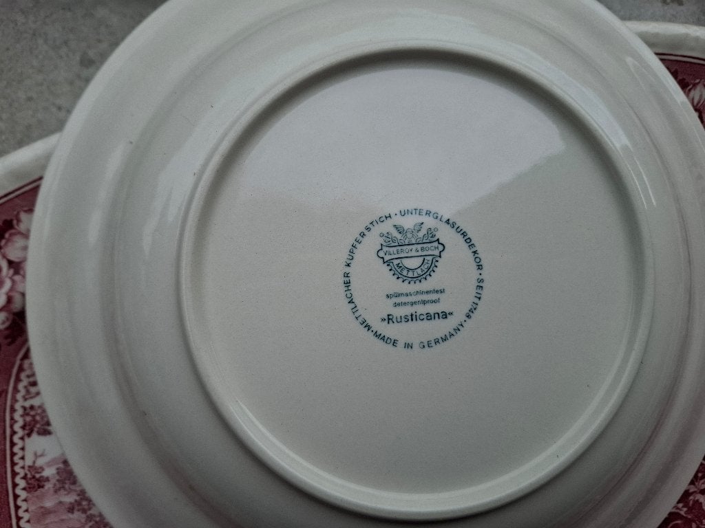 Vaisselle rouge Rusticana Villeroy & Bosch, Enlèvement