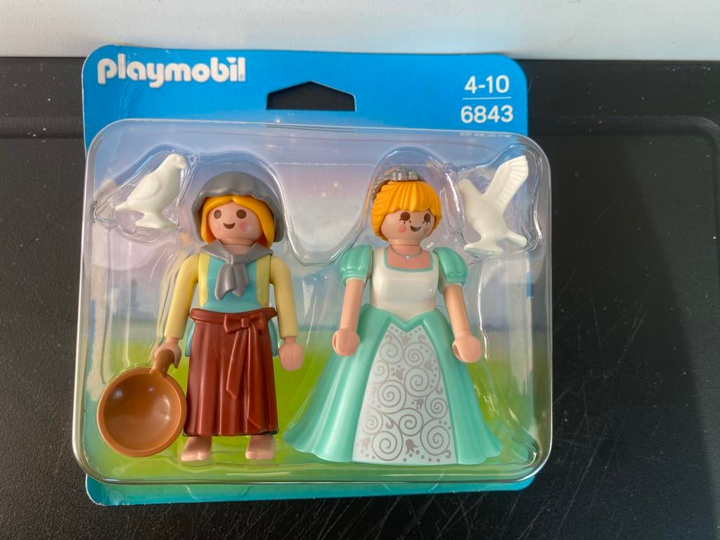 Playmobil 6843 prinses en dienstmaagd, Ophalen of Verzenden, Zo goed als nieuw
